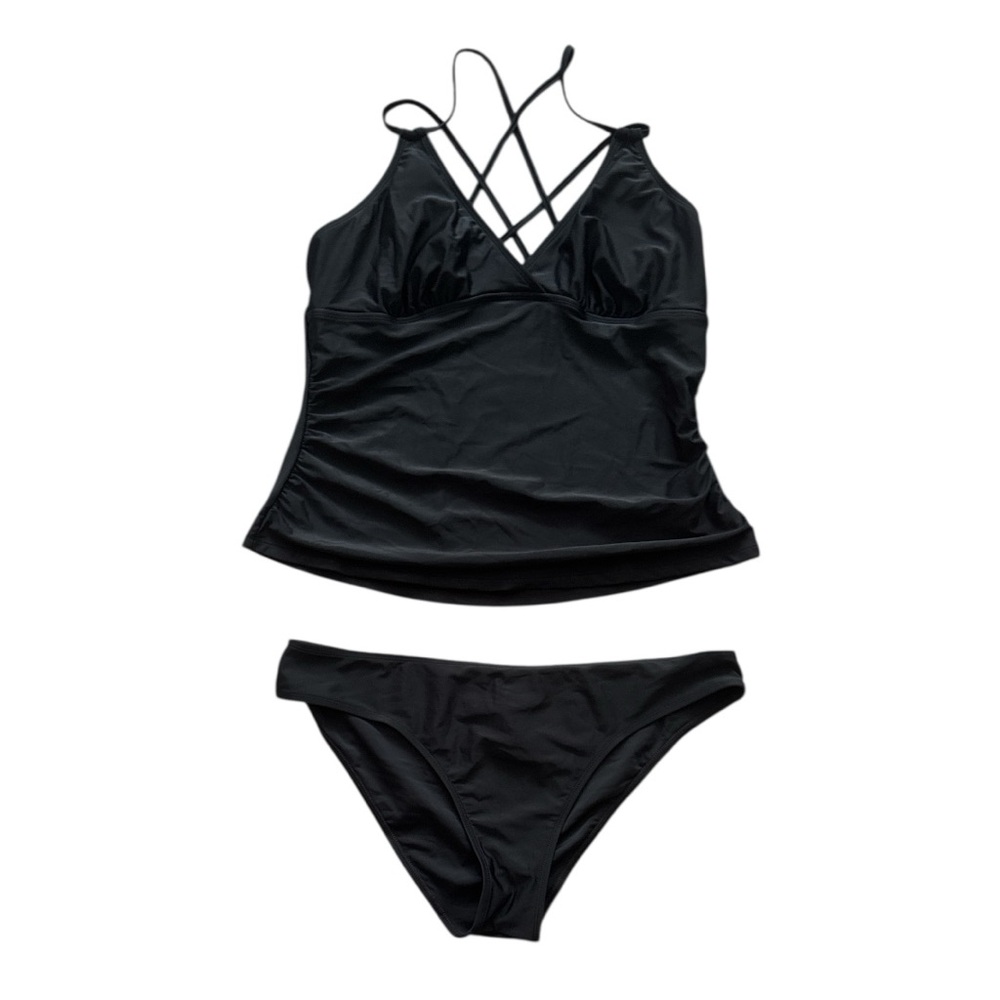 New Cupshe Black Strappy Bikini SetSz XL